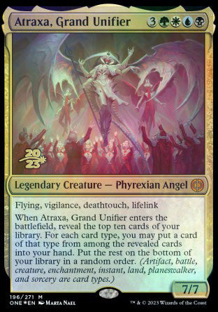 Atraxa, Grand Unifier [Phyrexia: All Will Be One Prerelease Promos] | Mega City Incorporated