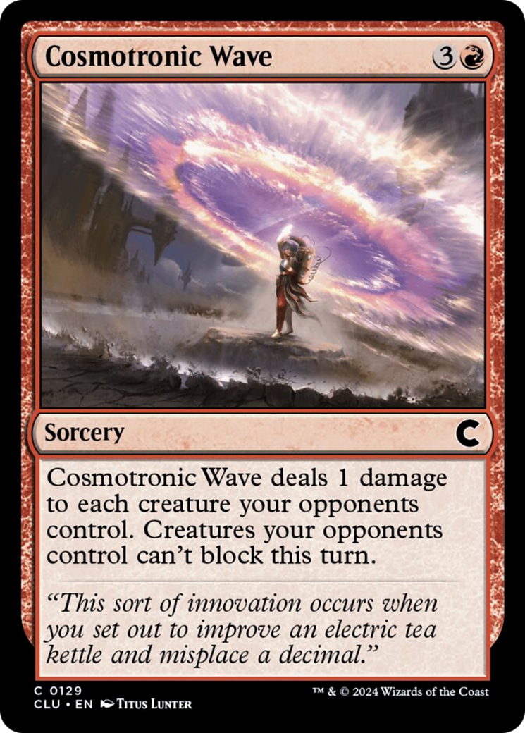 Cosmotronic Wave [Ravnica: Clue Edition] | Mega City Incorporated