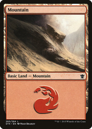 Mountain (260) [Dragons of Tarkir] | Mega City Incorporated