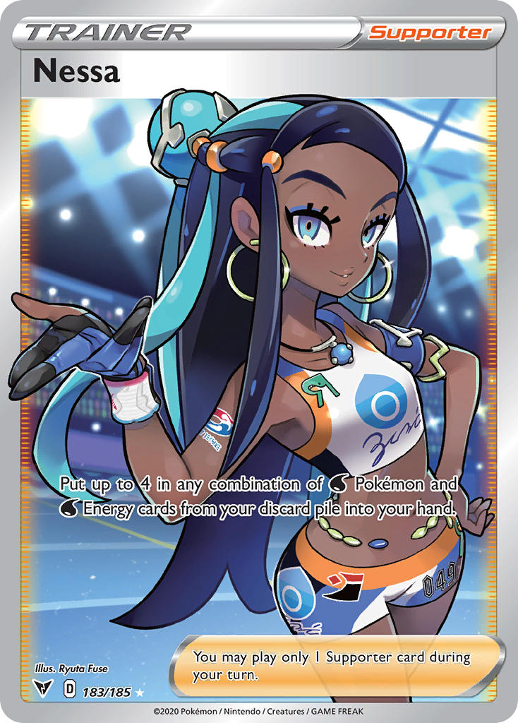 Nessa (183/185) [Sword & Shield: Vivid Voltage] | Mega City Incorporated