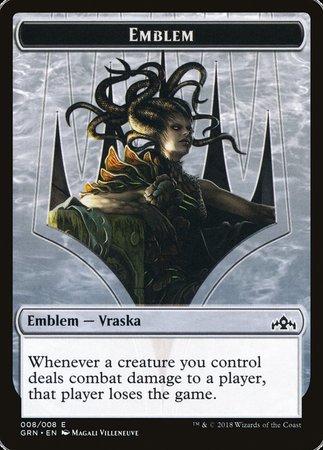 Emblem - Vraska, Golgari Queen [Guilds of Ravnica Tokens] | Mega City Incorporated