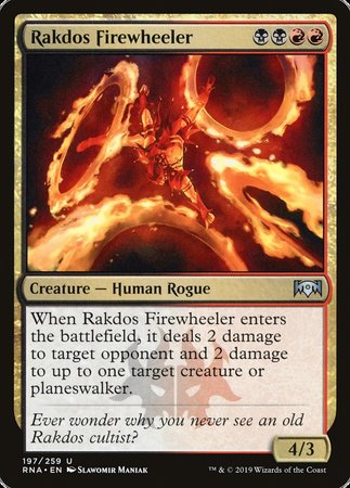 Rakdos Firewheeler [Ravnica Allegiance] | Mega City Incorporated