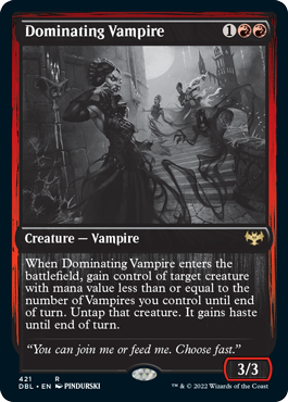 Dominating Vampire [Innistrad: Double Feature] | Mega City Incorporated