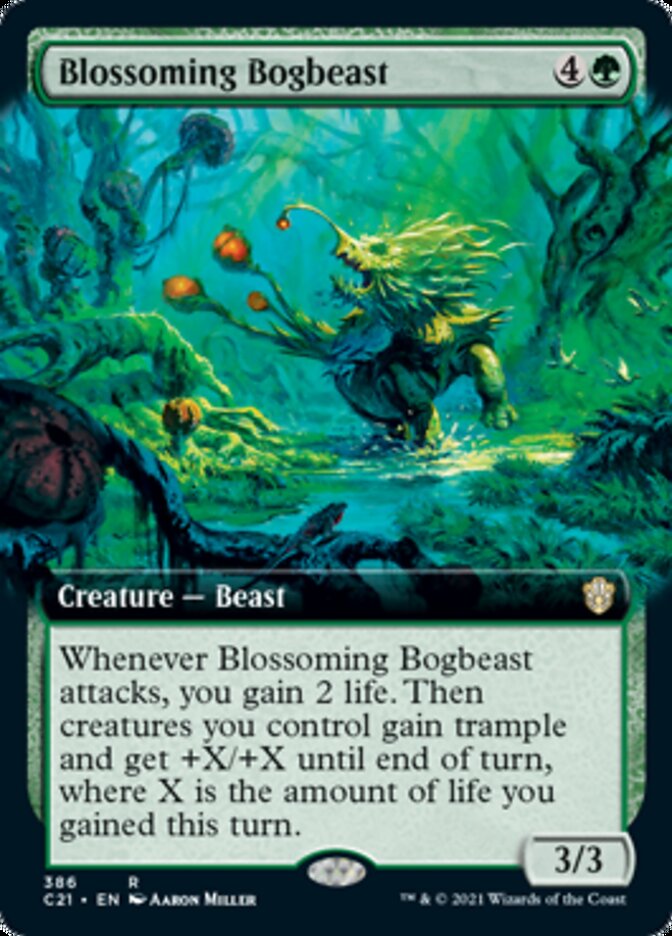 Blossoming Bogbeast (Extended) [Commander 2021] | Mega City Incorporated