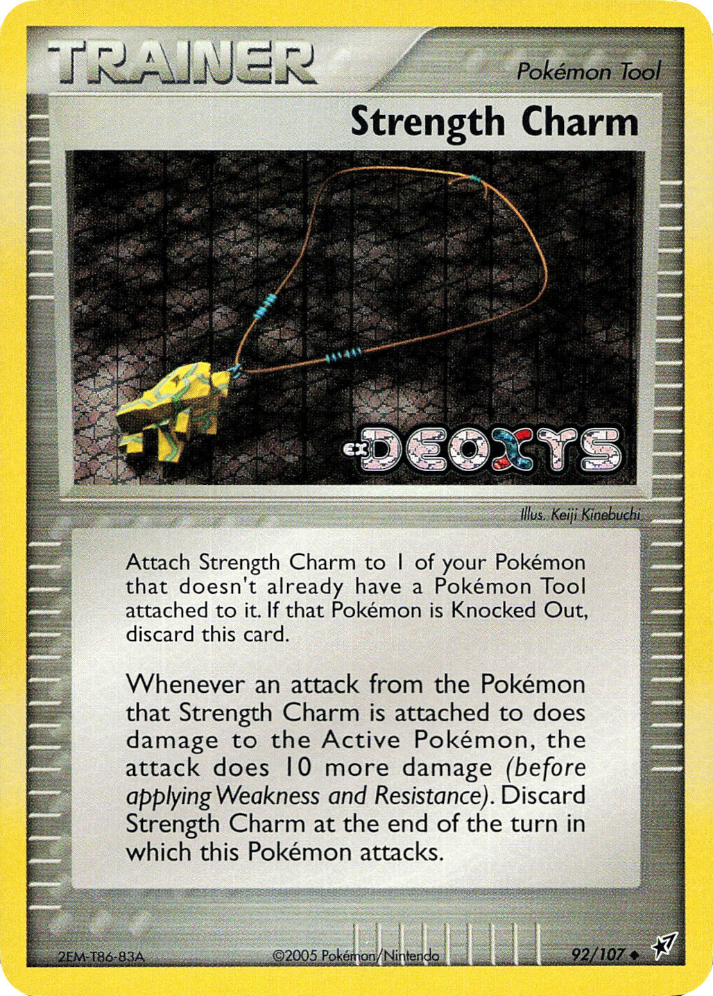 Strength Charm (92/107) (Stamped) [EX: Deoxys] | Mega City Incorporated