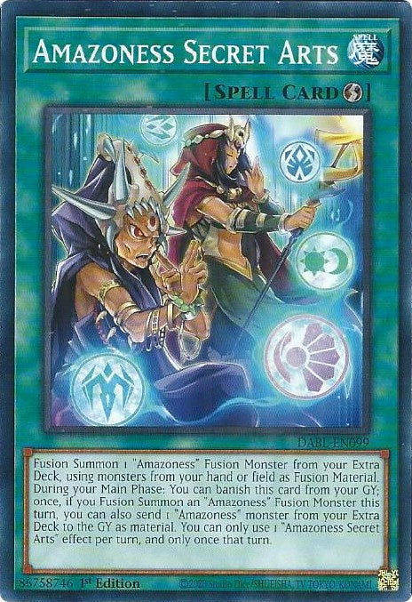 Amazoness Secret Arts [DABL-EN099] Common | Mega City Incorporated