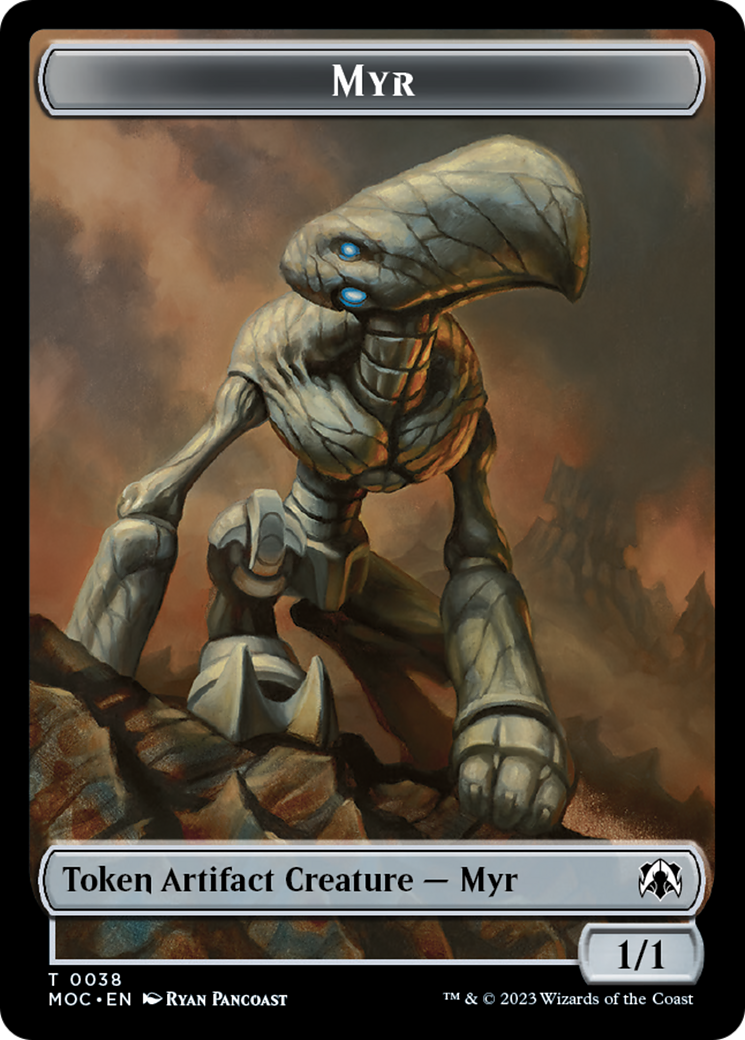 Phyrexian Germ // Myr Double-Sided Token [March of the Machine Commander Tokens] | Mega City Incorporated