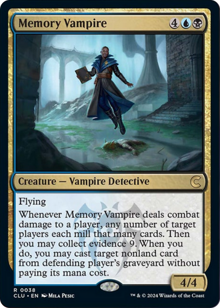 Memory Vampire [Ravnica: Clue Edition] | Mega City Incorporated