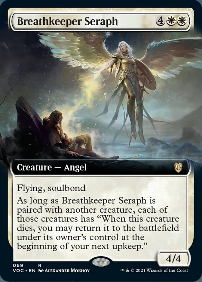 Breathkeeper Seraph (Extended) [Innistrad: Crimson Vow Commander] | Mega City Incorporated