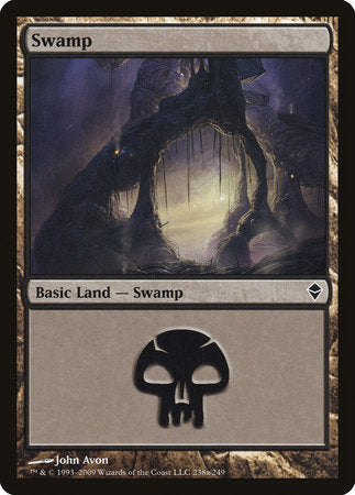 Swamp (238a) [Zendikar] | Mega City Incorporated