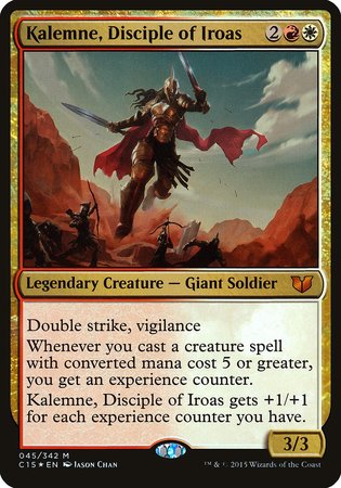 Kalemne, Disciple of Iroas (Oversized) [Commander 2015 Oversized] | Mega City Incorporated