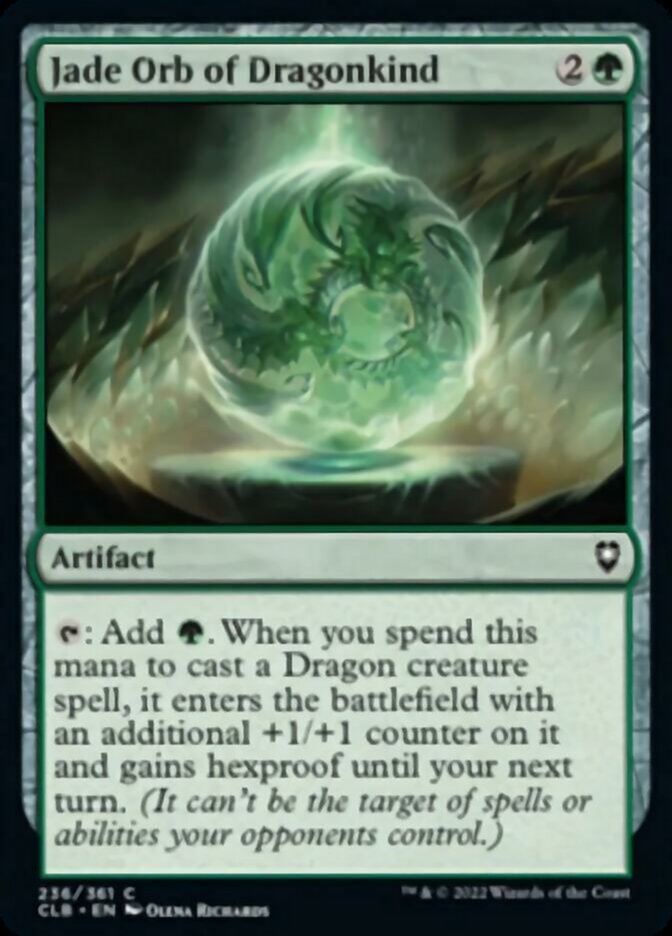 Jade Orb of Dragonkind [Commander Legends: Battle for Baldur's Gate] | Mega City Incorporated