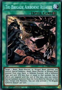 Tri-Brigade Airborne Assault [PHRA-EN053] Secret Rare | Mega City Incorporated