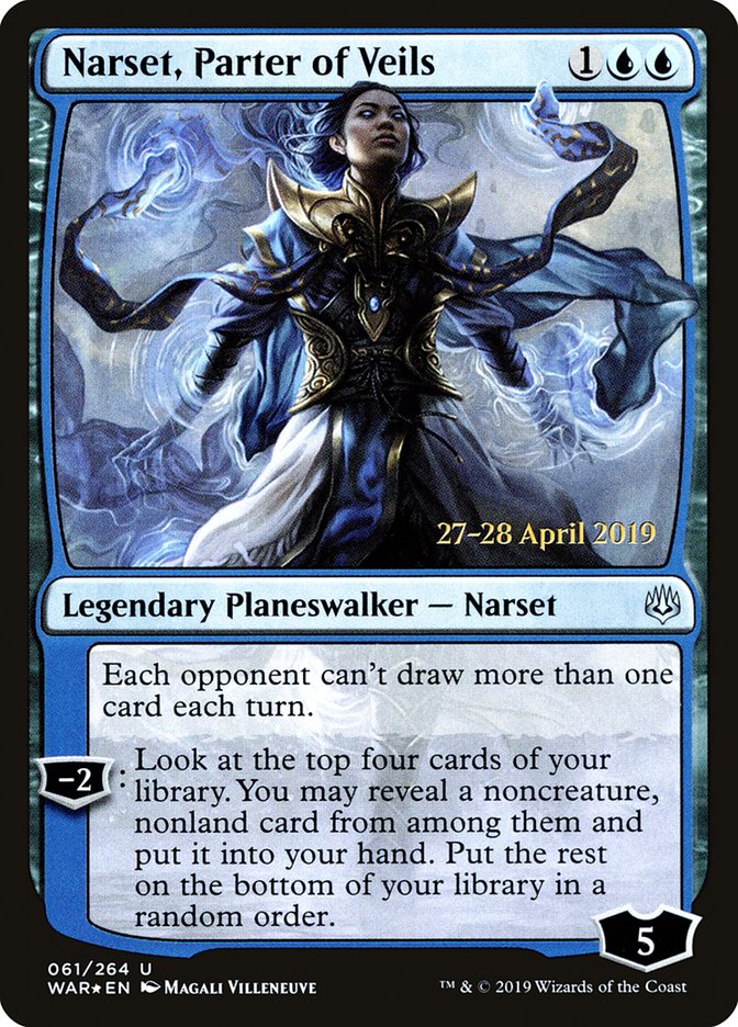 Narset, Parter of Veils  [War of the Spark Prerelease Promos] | Mega City Incorporated