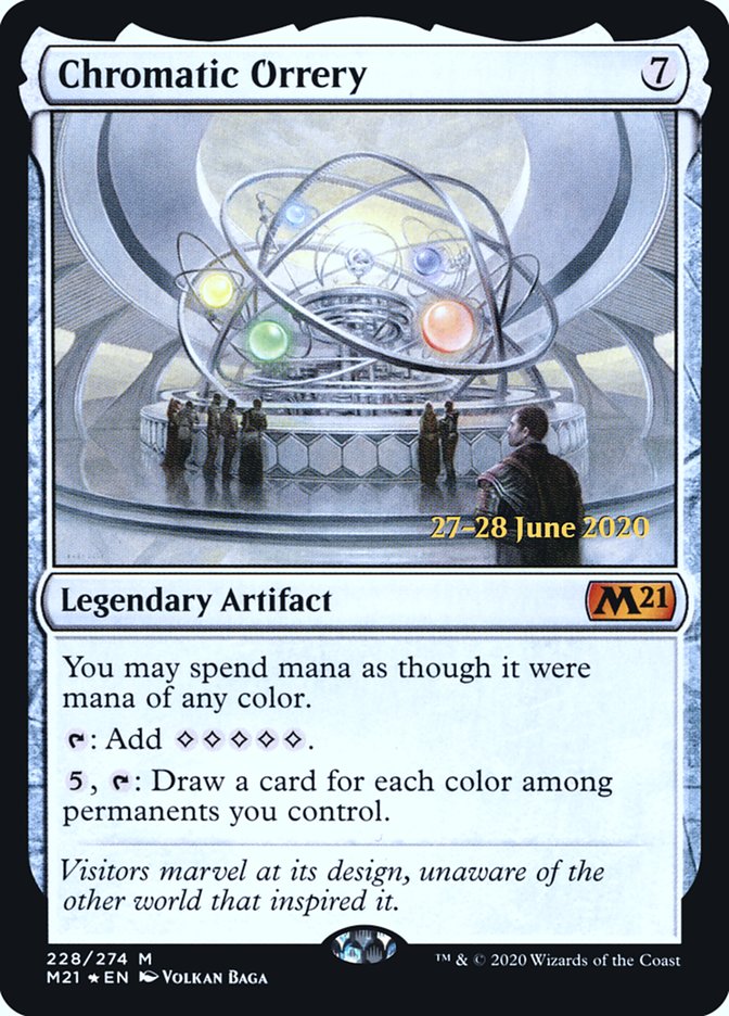 Chromatic Orrery  [Core Set 2021 Prerelease Promos] | Mega City Incorporated