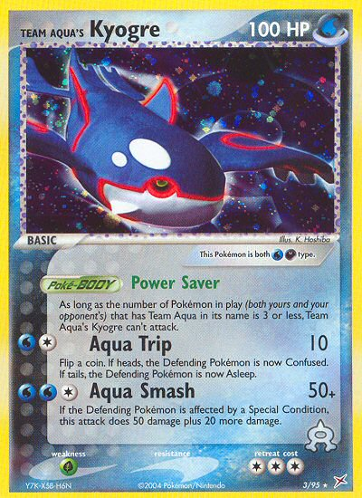 Team Aqua's Kyogre (3/95) [EX: Team Magma vs Team Aqua] | Mega City Incorporated