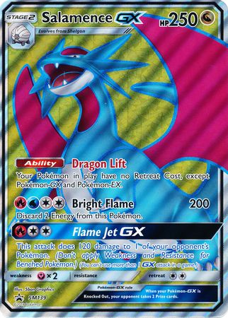 Salamence GX (SM139) (Jumbo Card) [Sun & Moon: Black Star Promos] | Mega City Incorporated