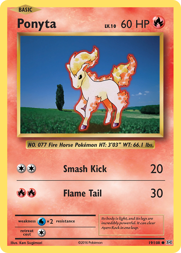 Ponyta (19/108) [XY: Evolutions] | Mega City Incorporated