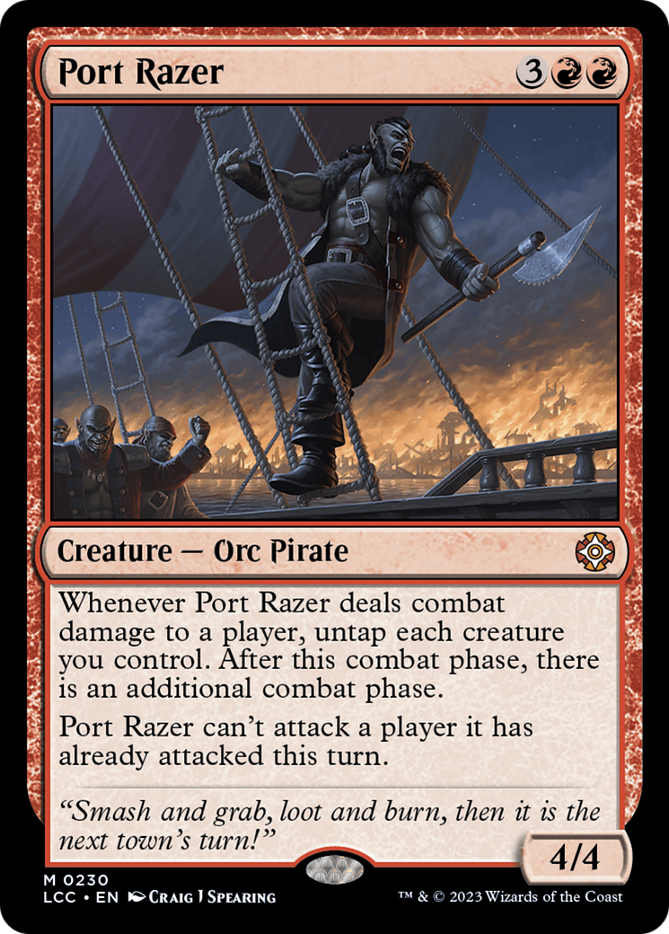 Port Razer [The Lost Caverns of Ixalan Commander] | Mega City Incorporated