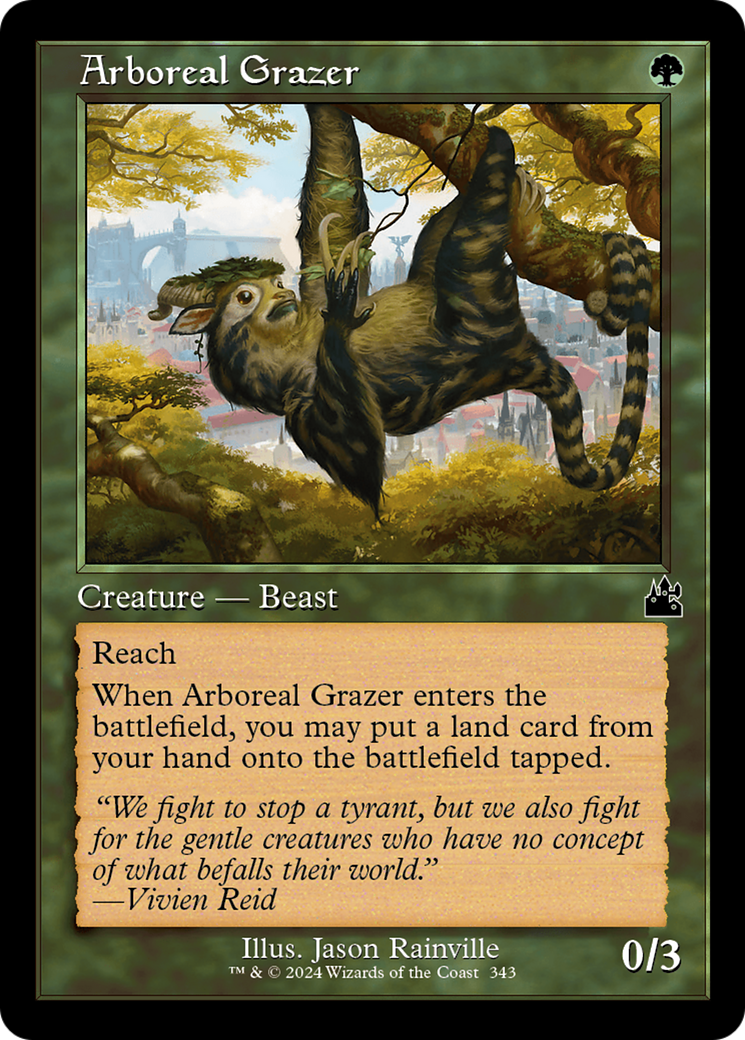 Arboreal Grazer (Retro Frame) [Ravnica Remastered] | Mega City Incorporated