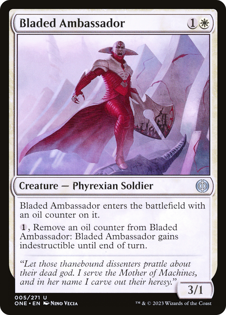 Bladed Ambassador [Phyrexia: All Will Be One] | Mega City Incorporated