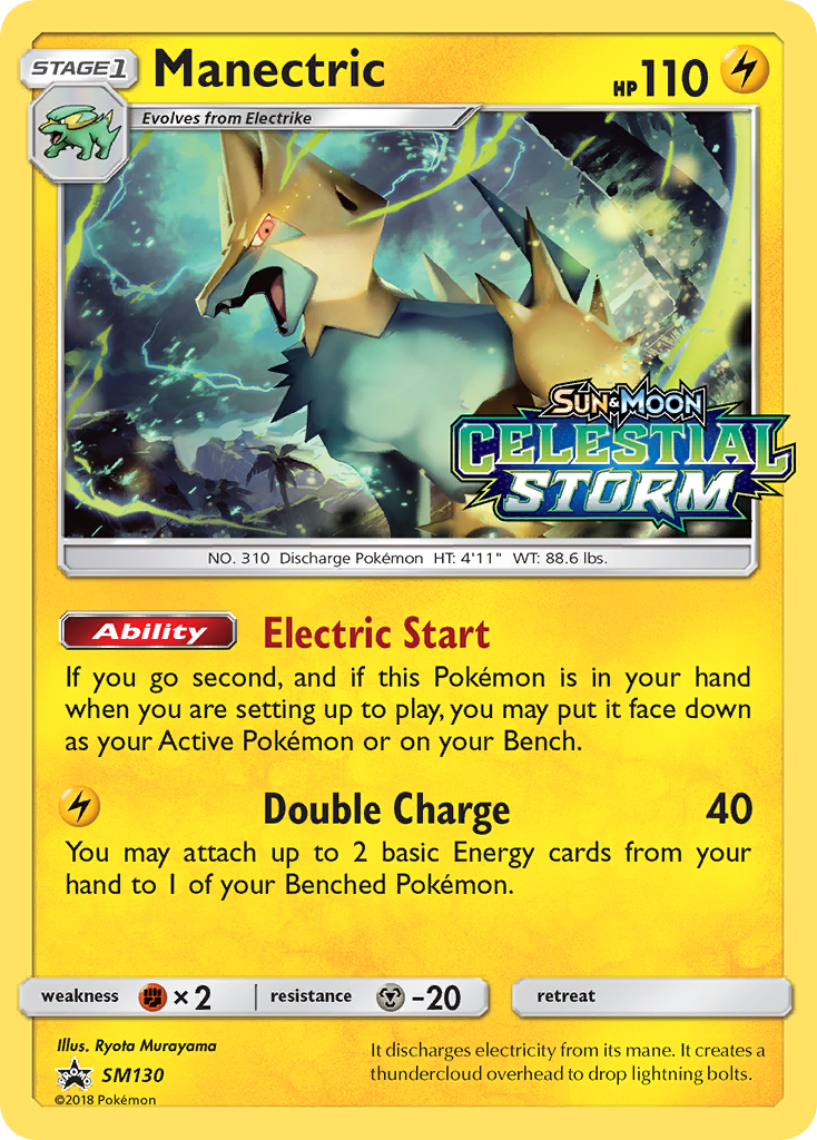 Manectric (SM130) [Sun & Moon: Black Star Promos] | Mega City Incorporated