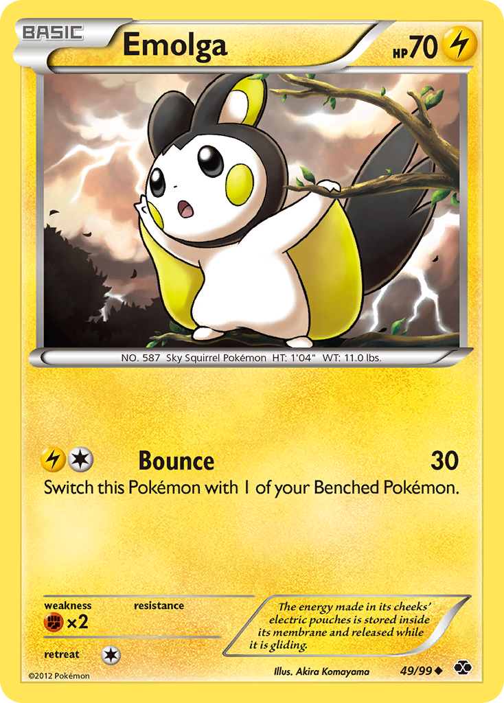 Emolga (49/99) [Black & White: Next Destinies] | Mega City Incorporated