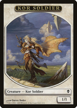 Kor Soldier Token [Zendikar Tokens] | Mega City Incorporated