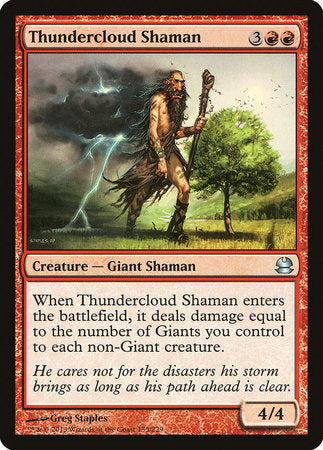 Thundercloud Shaman [Modern Masters] | Mega City Incorporated