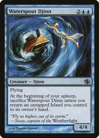 Waterspout Djinn [Duel Decks: Jace vs. Chandra] | Mega City Incorporated