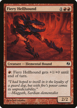 Fiery Hellhound [Duel Decks: Venser vs. Koth] | Mega City Incorporated