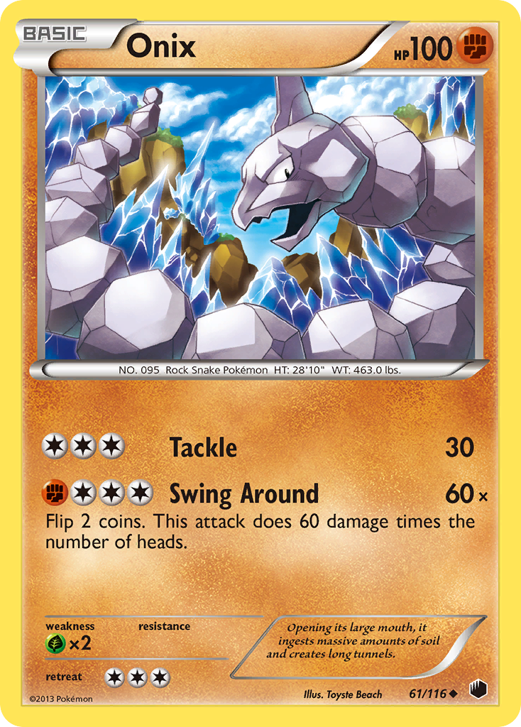 Onix (61/116) [Black & White: Plasma Freeze] | Mega City Incorporated