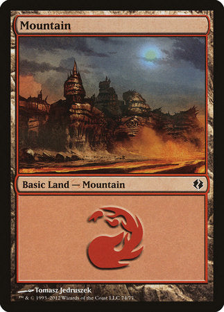 Mountain (74) [Duel Decks: Venser vs. Koth] | Mega City Incorporated