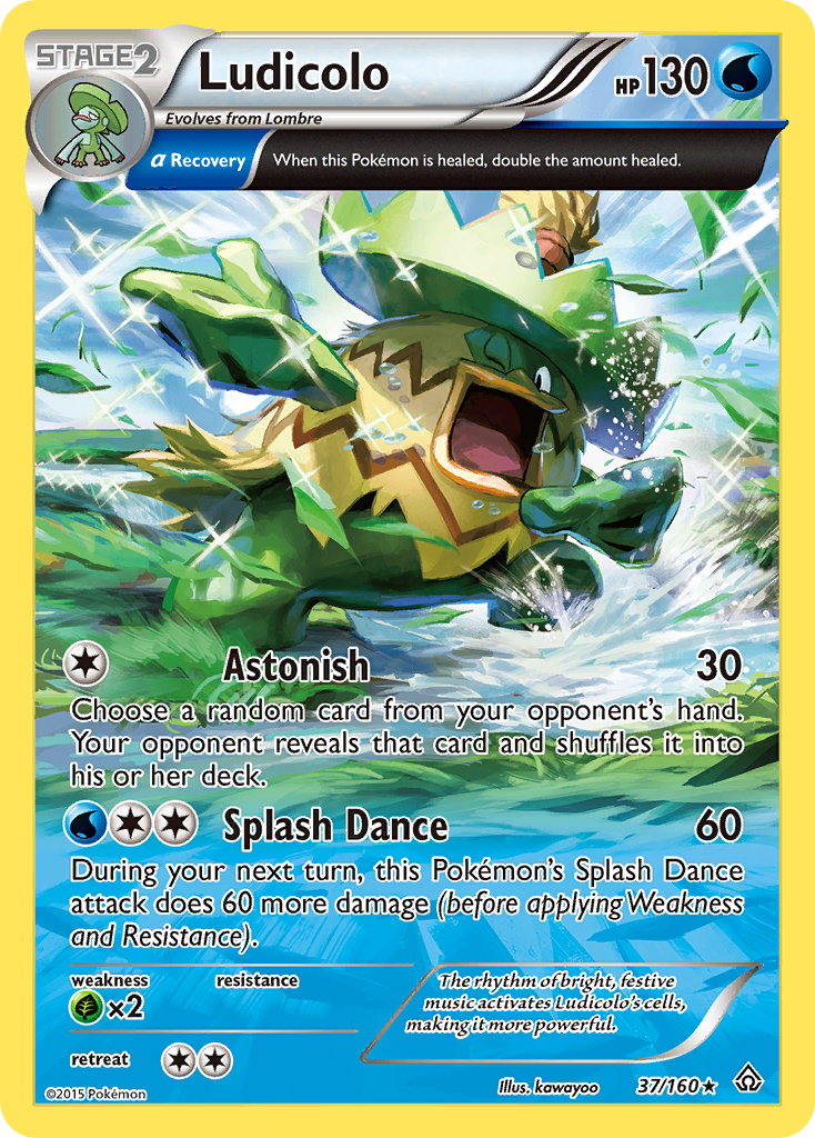 Ludicolo (37/160) [XY: Primal Clash] | Mega City Incorporated