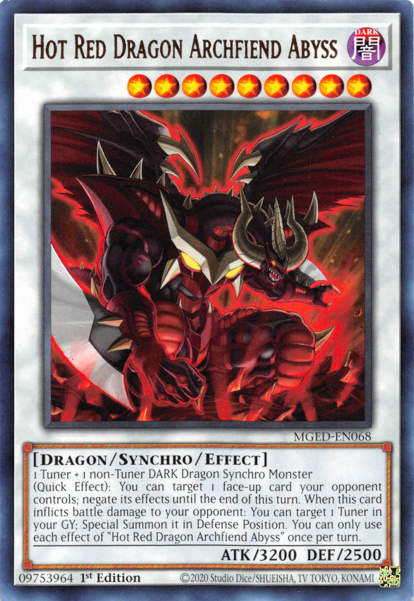 Hot Red Dragon Archfiend Abyss [MGED-EN068] Rare | Mega City Incorporated