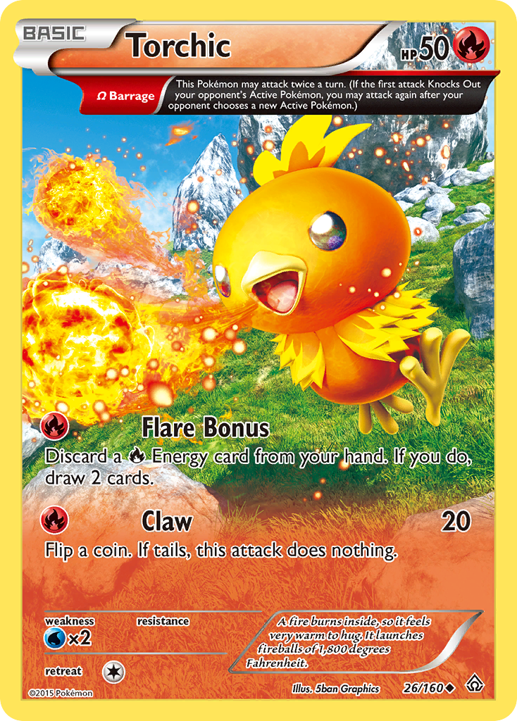 Torchic (26/160) [XY: Primal Clash] | Mega City Incorporated