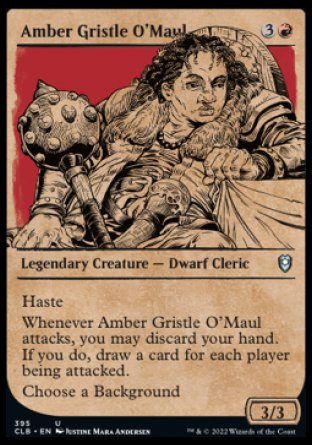 Amber Gristle O'Maul (Showcase) [Commander Legends: Battle for Baldur's Gate] | Mega City Incorporated