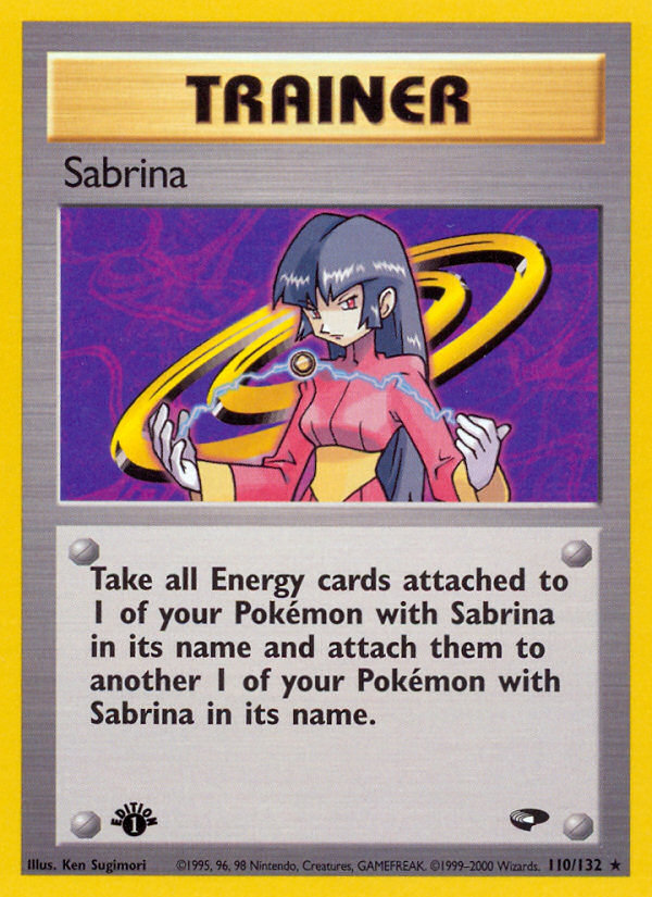 Sabrina (110/132) [Gym Challenge 1st Edition] | Mega City Incorporated