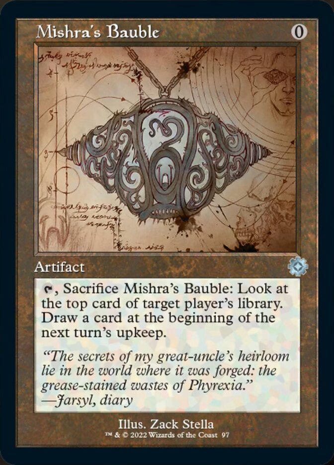 Mishra's Bauble (Retro Schematic) [The Brothers' War Retro Artifacts] | Mega City Incorporated