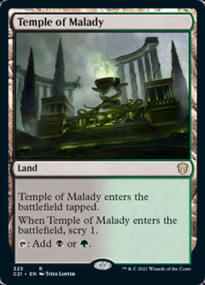 Temple of Malady [Commander 2021] | Mega City Incorporated