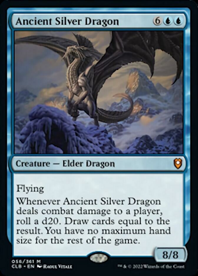 Ancient Silver Dragon [Commander Legends: Battle for Baldur's Gate] | Mega City Incorporated