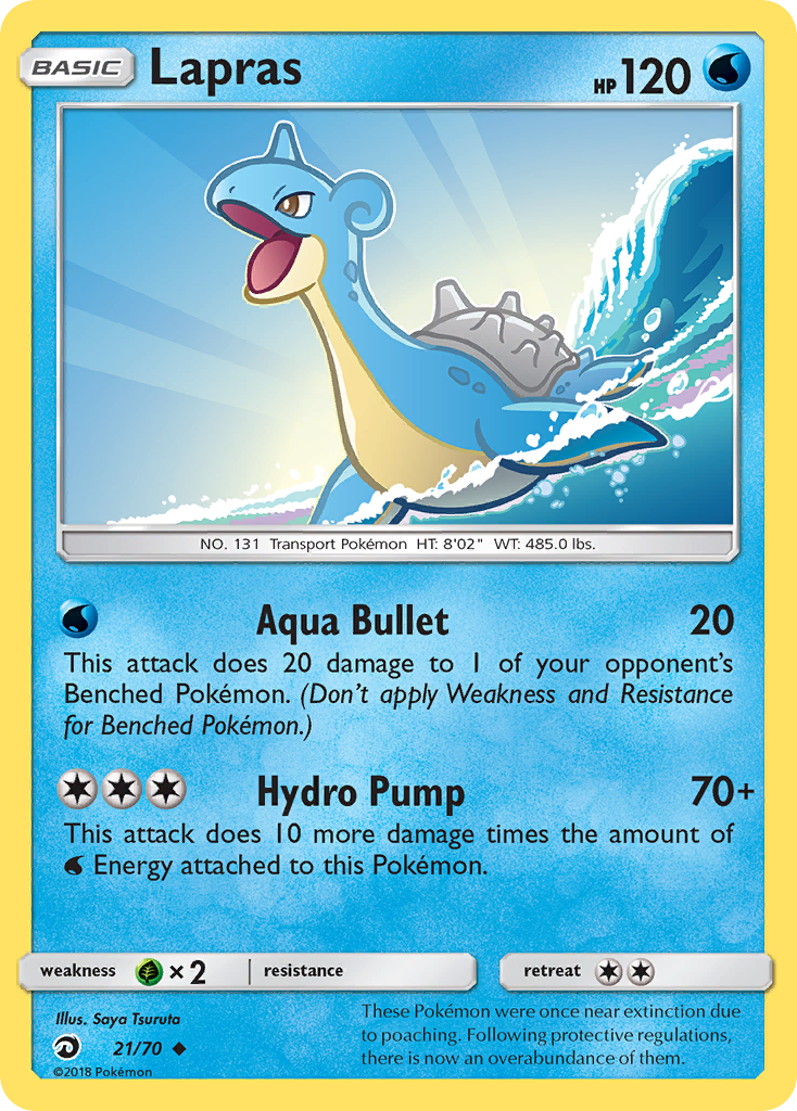 Lapras (21/70) [Sun & Moon: Dragon Majesty] | Mega City Incorporated