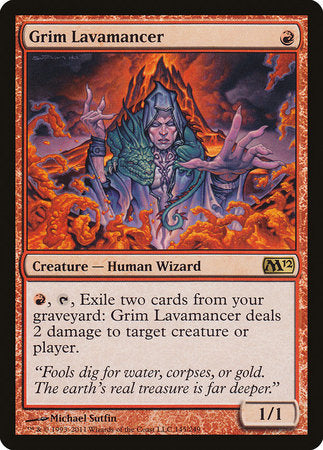 Grim Lavamancer [Magic 2012] | Mega City Incorporated