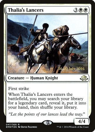 Thalia's Lancers [Eldritch Moon Promos] | Mega City Incorporated