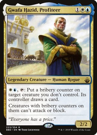 Gwafa Hazid, Profiteer [Battlebond] | Mega City Incorporated