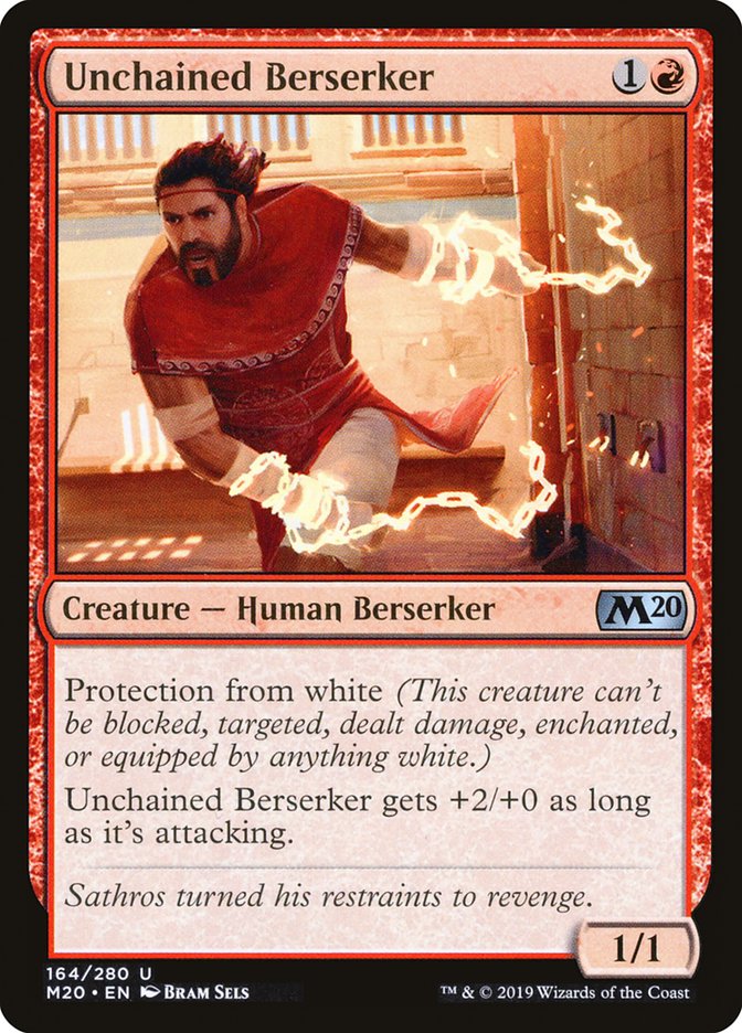 Unchained Berserker [Core Set 2020] | Mega City Incorporated