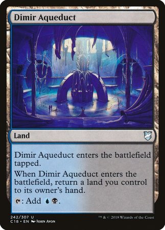 Dimir Aqueduct [Commander 2018] | Mega City Incorporated