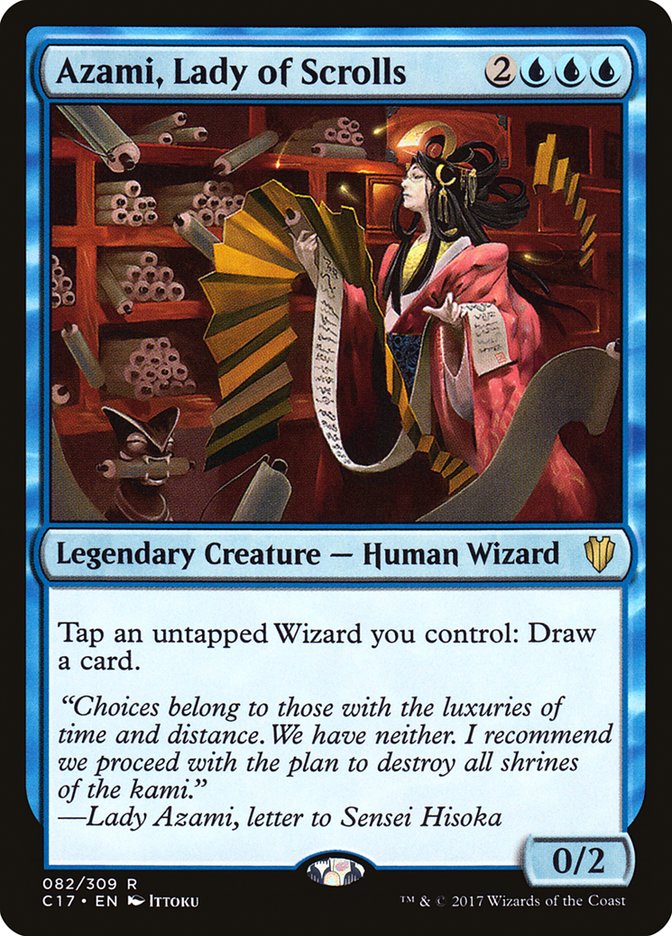 Azami, Lady of Scrolls [Commander 2017] | Mega City Incorporated