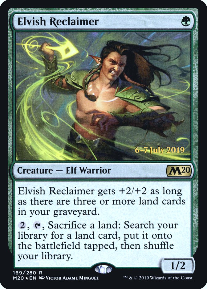 Elvish Reclaimer  [Core Set 2020 Prerelease Promos] | Mega City Incorporated