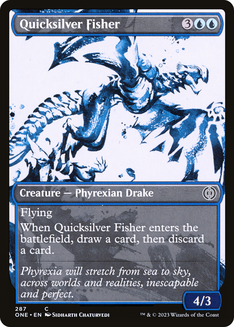 Quicksilver Fisher (Showcase Ichor) [Phyrexia: All Will Be One] | Mega City Incorporated